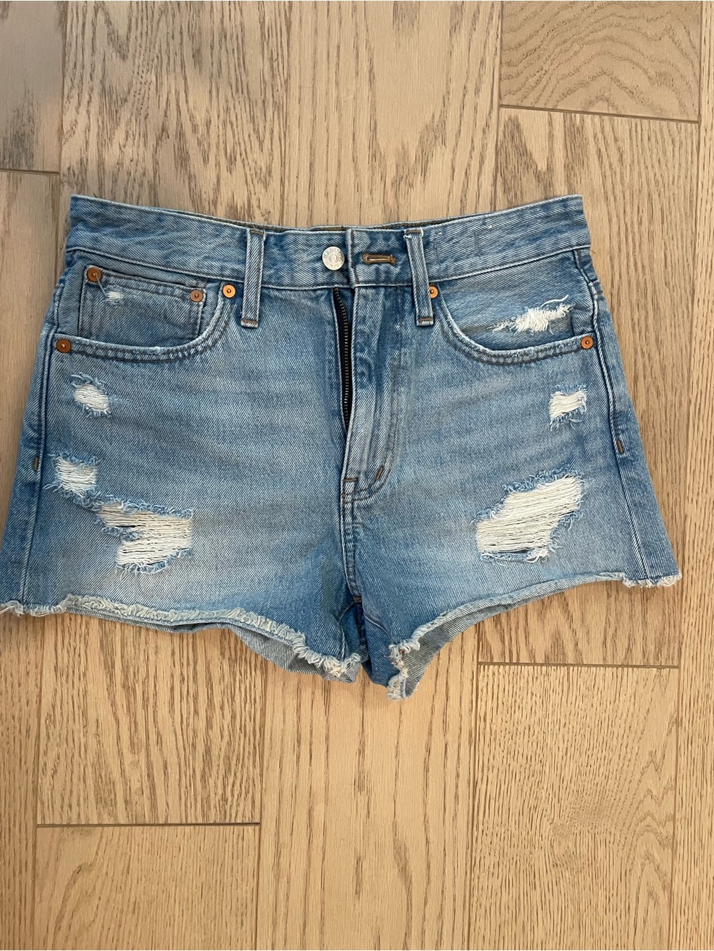 Madewell relaxed denim shorts